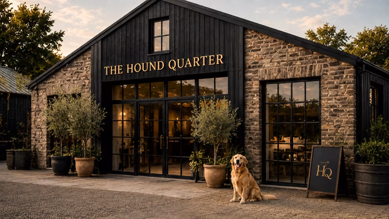 Concept exterior for The Hound Quarter dog members’ club